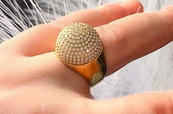 Bague kods style hérisson la mode italienne