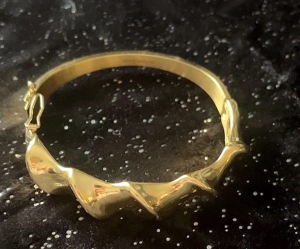 Bracelet, rigide, style torsadée