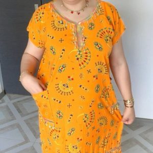 Robe style kabyle taille unique sans foulard