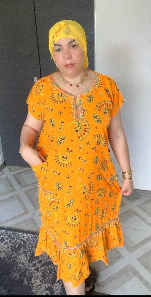 Robe style kabyle taille unique sans foulard – Image 2