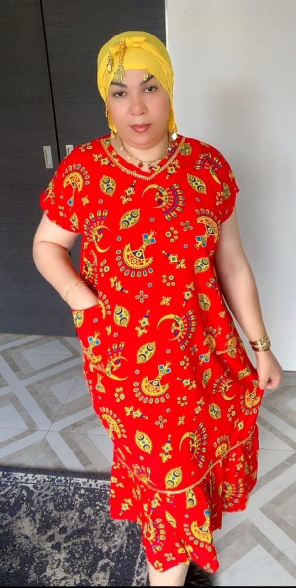Robe style kabyle taille unique sans foulard