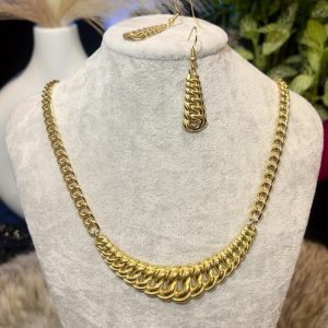 Parure style américain torsadé