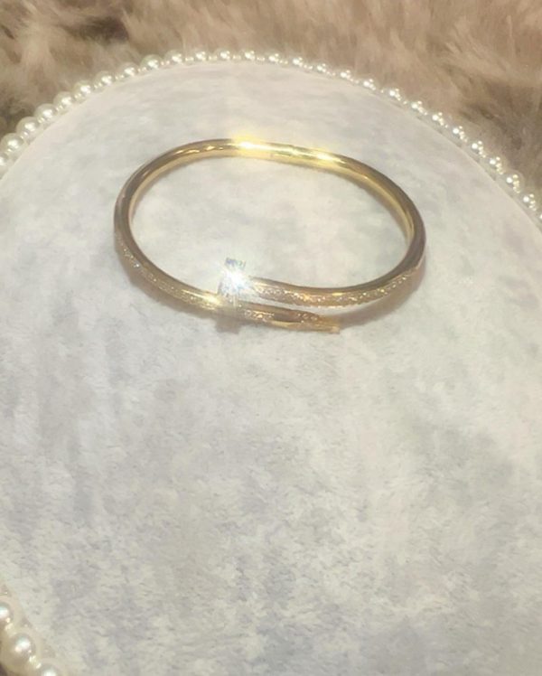 Bracelet Clou rigide perle asserti – Image 2