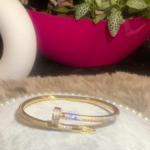 Bracelet Clou rigide perle asserti