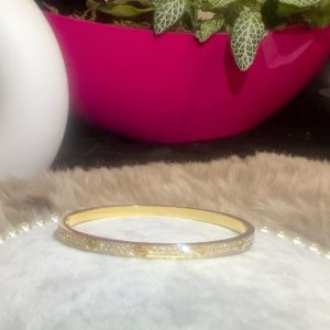 Bracelet Rigide Style Vis perle asserti