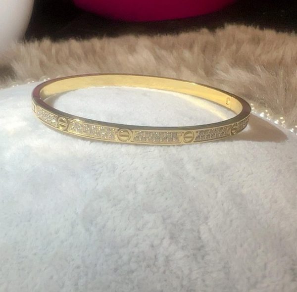 Bracelet Rigide Style Vis perle asserti – Image 2