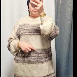 Pull long hivernal femme taille Unique