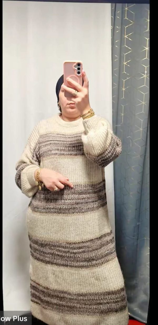 Pull long hivernal femme taille Unique