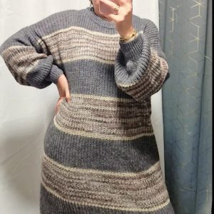 Pull long hivernal femme taille Unique