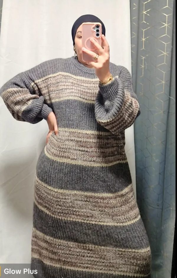 Pull long hivernal femme taille Unique – Image 2