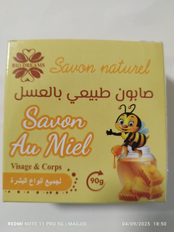Savon Naturel Au Miel Visage & Corps
