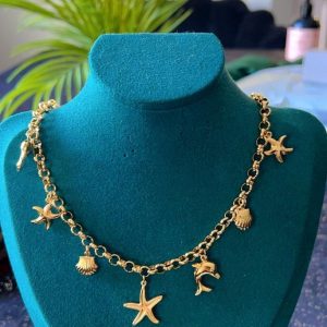 Collier Bibelot au style dauphin