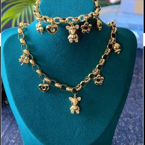 parure bibelot style petit ourson