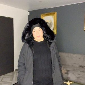 Manteau Doudoune fourrure double-face hiver femme