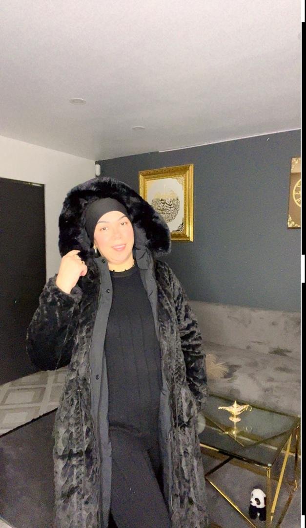 Manteau Doudoune fourrure double-face hiver femme