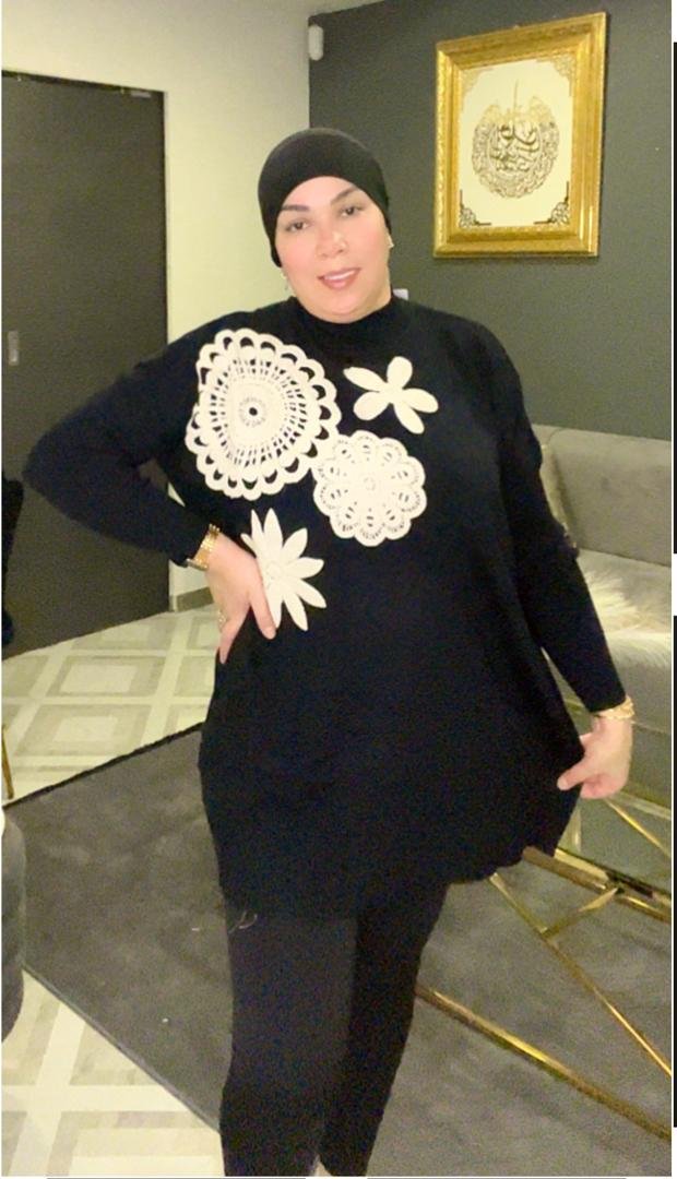 pull hivernal tendance style fleur taille Unique