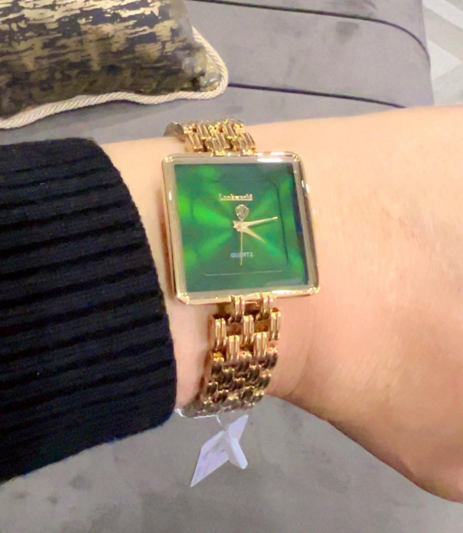 Montre femme nouvelle collection style carré différentes couleurs – Image 3