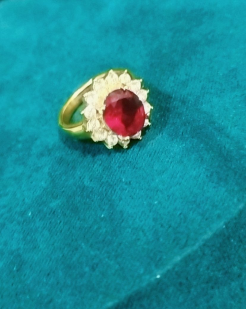 Bague pierre et perle nouveau design