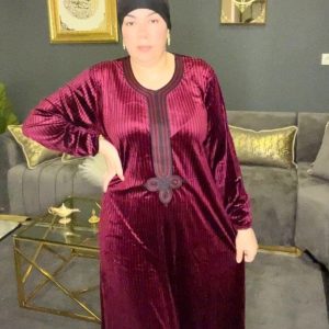 Robe badaya style rayure nouveau modèle