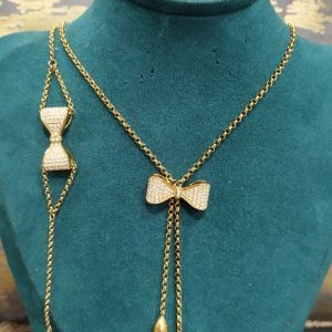 parure papillon acier inoxydable nouveau style