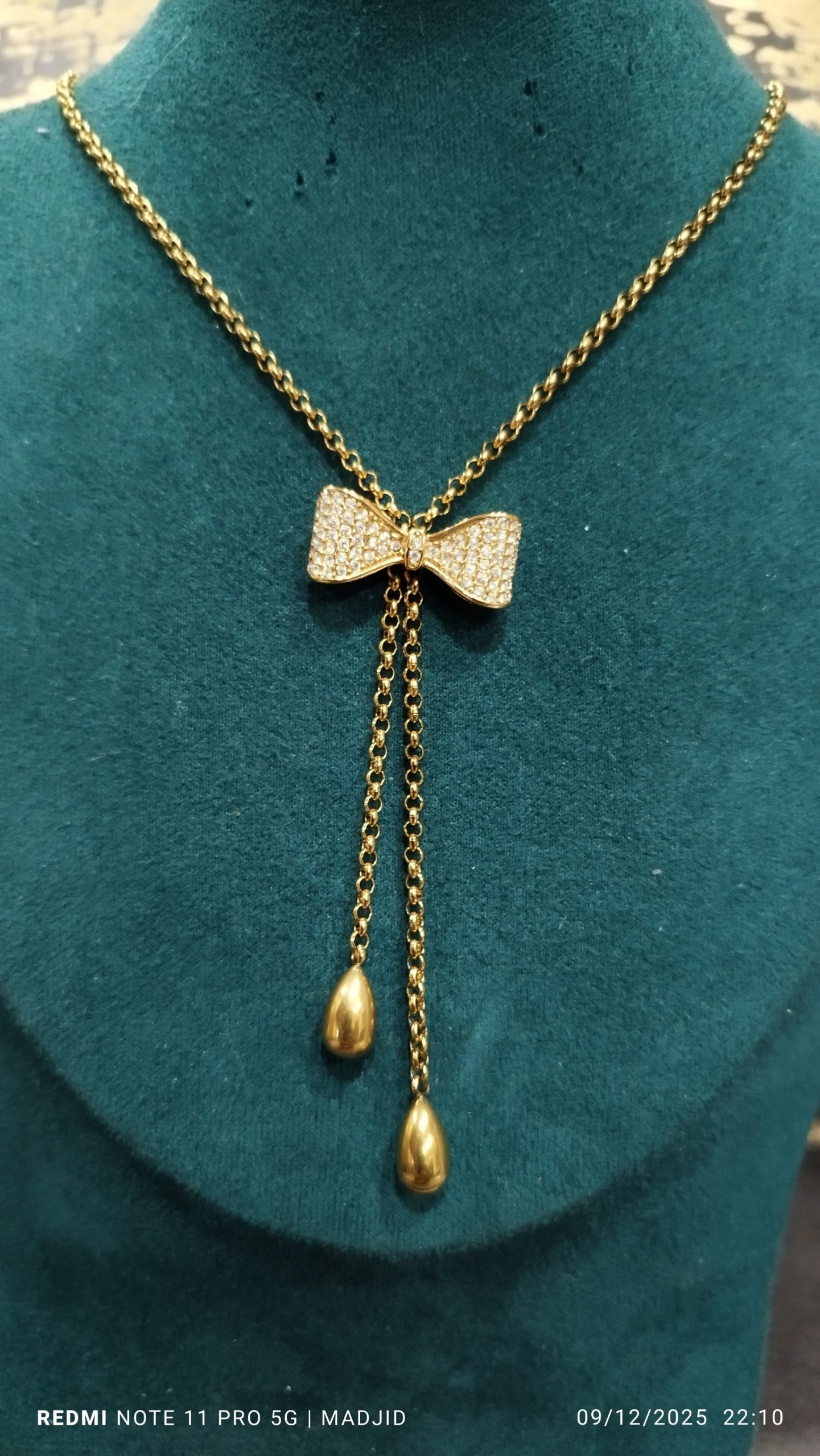 parure papillon acier inoxydable nouveau style – Image 3