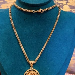 Chaîne Palmie avec médaillon