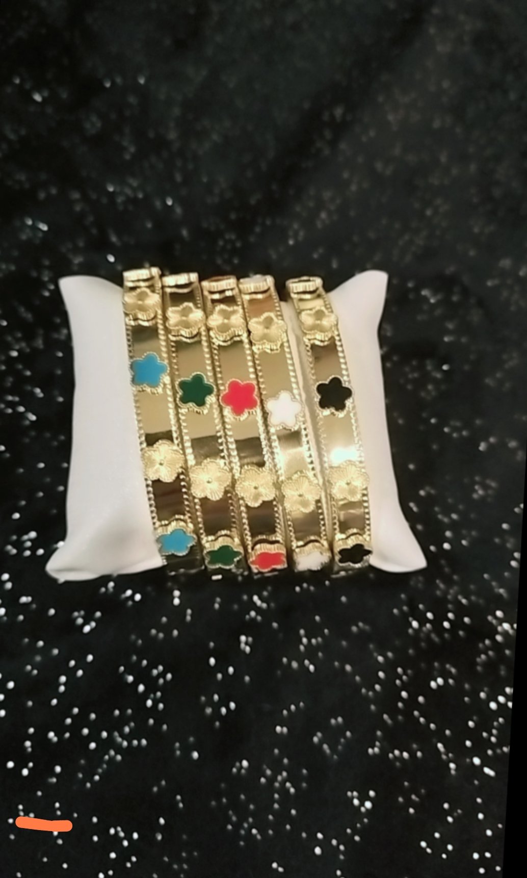 bracelet style couleur 5 pièces acier inoxydable