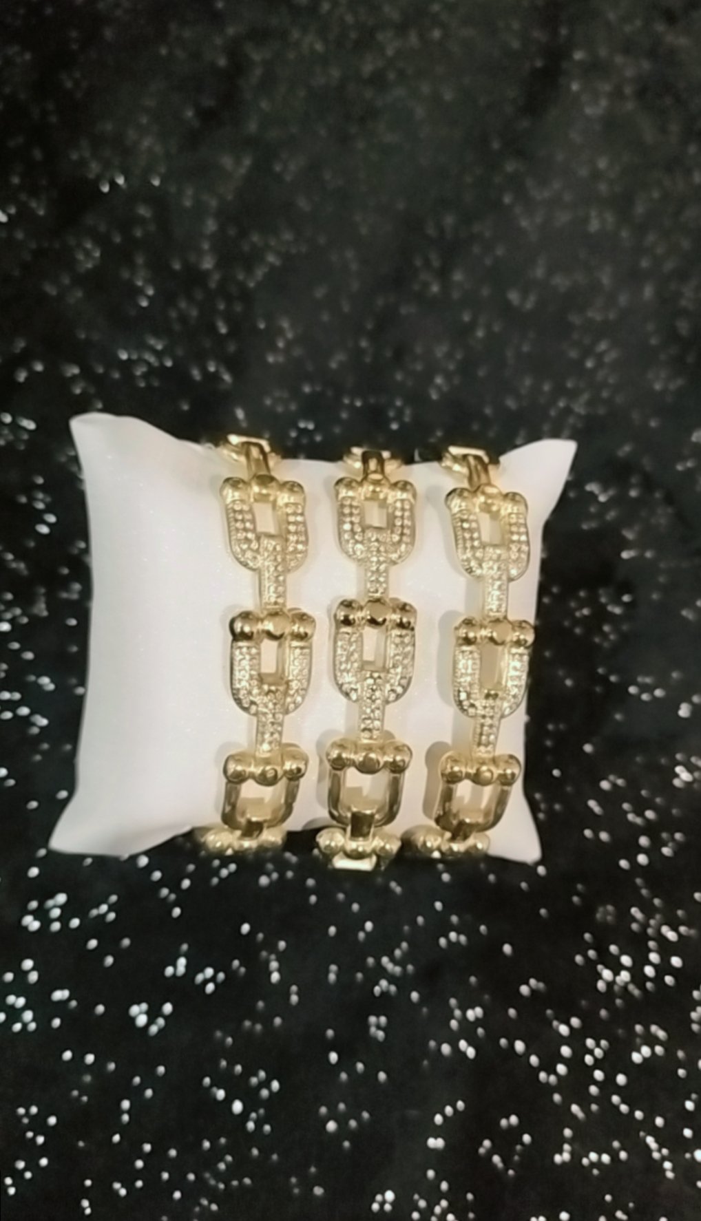 Bracelet rigide 3 pièces Tifa Gros acier inoxydable