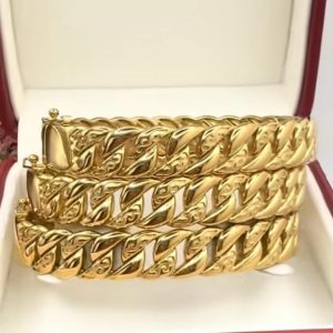 Bracelet rigide sola vendu par 3 acier inoxydable