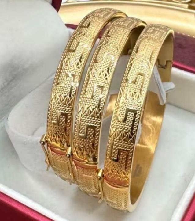 bracelet rigide zigzag vendu par 3 acier inoxydable