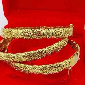 bracelet rigide style marocain vendu par 3 acier inoxydable
